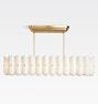 Roll &amp; Hill Lorna LED Linear Chandelier, 55" Width