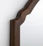 Brie Wood Frame Mirror with Shelf