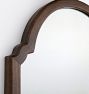 Brie Wood Frame Mirror with Shelf
