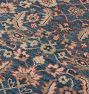 Curved Leaves Hand-Knotted Rug