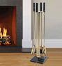 Nero Marble Fireplace Tool Set