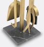 Nero Marble Fireplace Tool Set