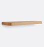 Open Box: Curved Floating Shelf (36"W x 10"D) - White Oak