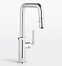 Open Box: Descanso Quad Neck Pull Down Kitchen Faucet - Polished Nickel PVD