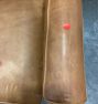 Open Box: Doyle Leather Club Chair - Distressed Pure Leather Saddle