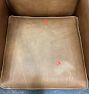 Open Box: Doyle Leather Club Chair - Distressed Pure Leather Saddle