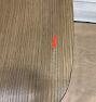 Open Box: Rye Stool Counter (24") - Medium Oak Veneer, Steel Frame