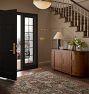 Curved Leaves Hand-Knotted Rug