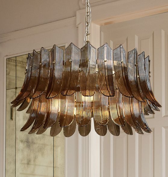 Providence Double Tier Chandelier, 32" Width by Rejuvenation