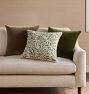 Eucalyptus Embroidered Pillow Cover
