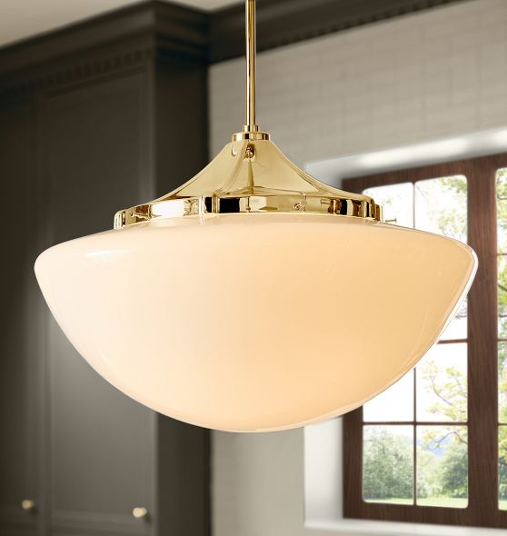 Kristof Pendant, 12" Fitter by Rejuvenation