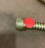 Open Box: 14 1/4" Wall Mount Shower Arm with 7" Shower Head - Aged Brass
