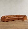 Sublimity Leather 5-Piece Modular Sectional Sofa