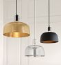 Dekum 16" Pendant, Metal Shade