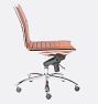 Dirk Low Back Swivel Office Armless Chair