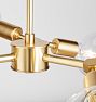 Salem 23" Bare-Bulb Chandelier