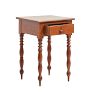 Vintage Traditional Wooden Nighstand with Turned Legs