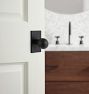 Irving Rectangular Interior Door Hardware Tube Latch Set With  Knob