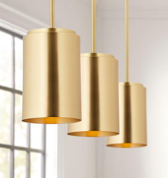 Paige 5" Cylinder Pendant by Rejuvenation