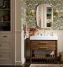 Capsule Metal Framed Mirror