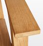 Vaughn Teak Outdoor Adirondack Bench
