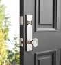 Richmond Brass Knob Exterior Door Hardware Tube Latch Set