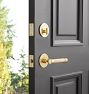 Trask Round Interior Door Hardware Tube Latch Set With Lever