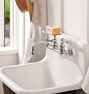 6" Spout Wall Mount Utility Faucet - With Soap Dish