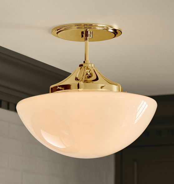 Kristof Dome Semi-Flush Mount by Rejuvenation