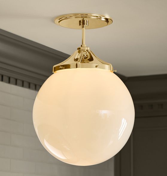 Kristof Globe Semi-Flush Mount by Rejuvenation