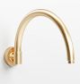 12" Wall Mount Arched Shower Arm