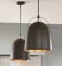 Haleigh 12" Pendant, Metal Shade