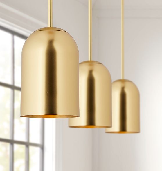 Paige 5" Dome Pendant by Rejuvenation