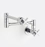 West Slope Cross Handle Wall Mount Pot Filler