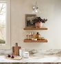 Floating Wood Shelf with 2" Height