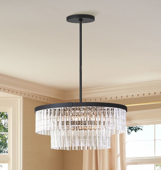 Pippa 30" Double Tier Chandelier by Rejuvenation