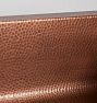 Quiroga Antique Copper Single Kitchen Sink &amp; Drain