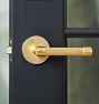 Trask Round Interior Door Hardware Tube Latch Set With Lever