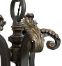 Vintage Classical Revival 4 Tier Crystal Chandleier with Cast Brass