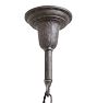 Vintage Colonial Revival 5-Light Hammered Texture Chandelier