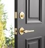 Richmond Round Interior Door Hardware Tube Latch Set With Lever