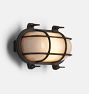 Seabeck Oval-Caged Bulkhead Sconce