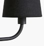 Ansel 43" Linear Pendant, Fabric Shades