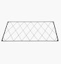 Diamond Lattice Black Iron Trellis