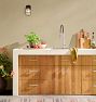 Schaeffer Indoor/Outdoor Kitchen Faucet With Button Sprayer