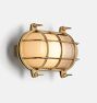 Seabeck Oval-Caged Bulkhead Sconce
