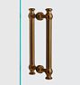 Howell 6" Shower Door Pull, Heritage Brass