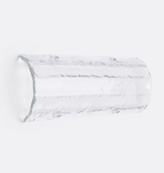 16" Clear Fluted Glass by Rejuvenation