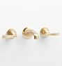 Rigdon Lever Handle Wall Mount Bathroom Faucet - Aged Brass