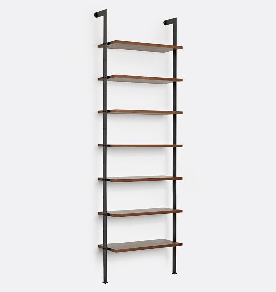Holgate 96" Rail Single Wall Shelf Set